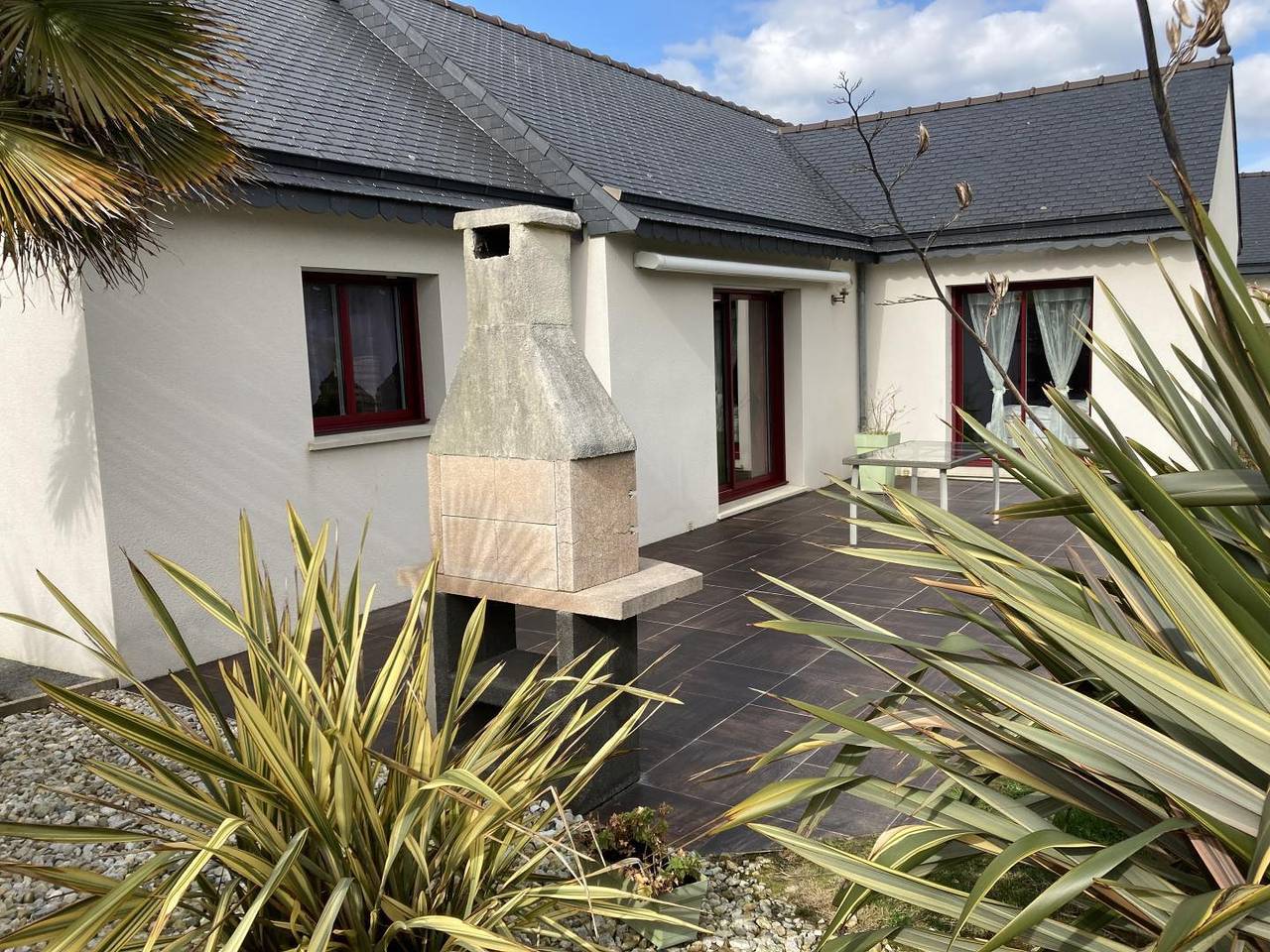 Les Palmiers in Port Blanc (Penvénan), Penvénan