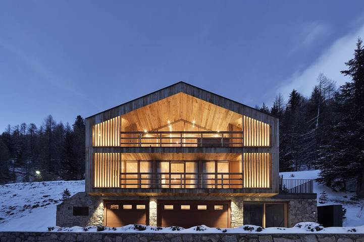 Chalet für 6 Personen, mit Balkon und Sauna sowie Whirlpool und Garten - 1