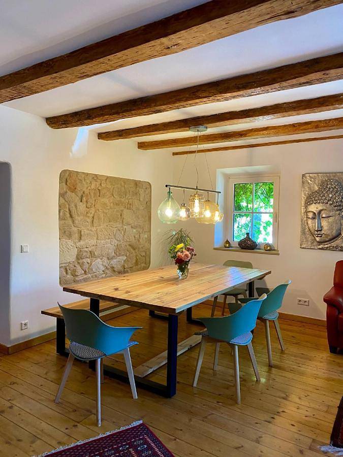 Ferienhaus für 10 Personen, mit Ausblick und Seeblick sowie Garten am Brombachsee
