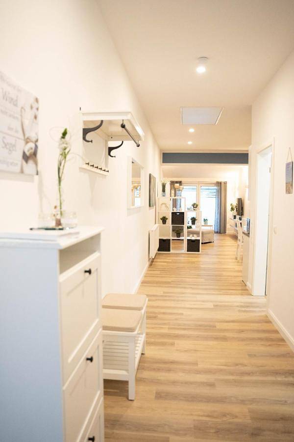 Ferienwohnung für 5 Personen, mit Terrasse und Garten sowie Sauna und Ausblick