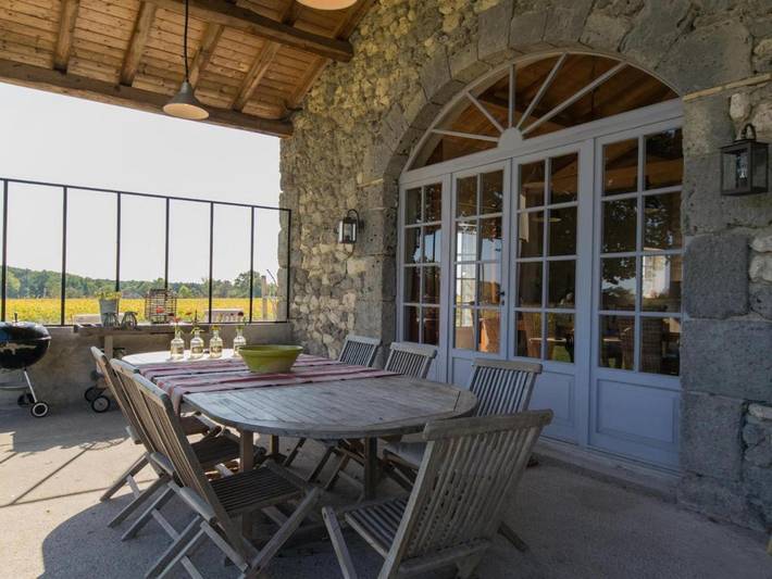 Location de vacances pour 12 personnes, avec Terrasse ainsi que Jardin et Piscine à Fargues-sur-Ourbise - 3