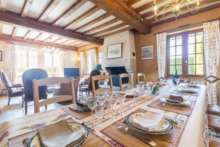 Gîte pour 9 personnes, avec jardin à Réville - 2