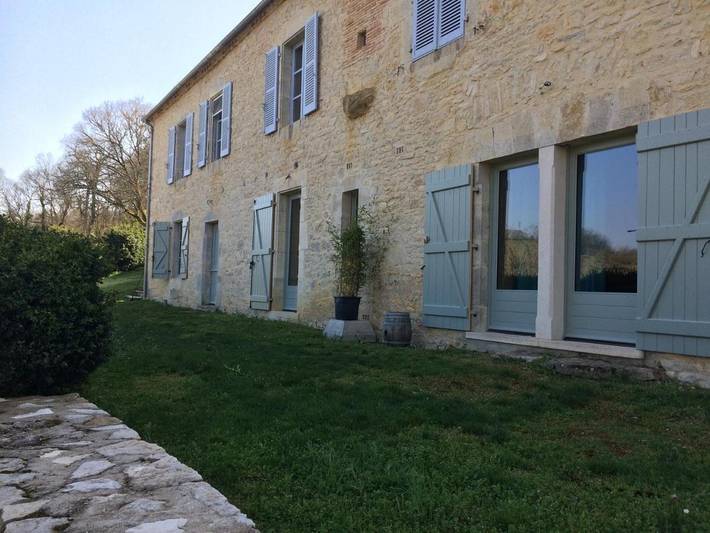 Maison de vacances pour 4 personnes, avec piscine ainsi que vue et jardin