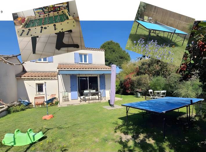 Maison de vacances 'La Maison Aux Mille Jeux' avec jardin, Wi-Fi et climatisation in Sablet, Vaucluse