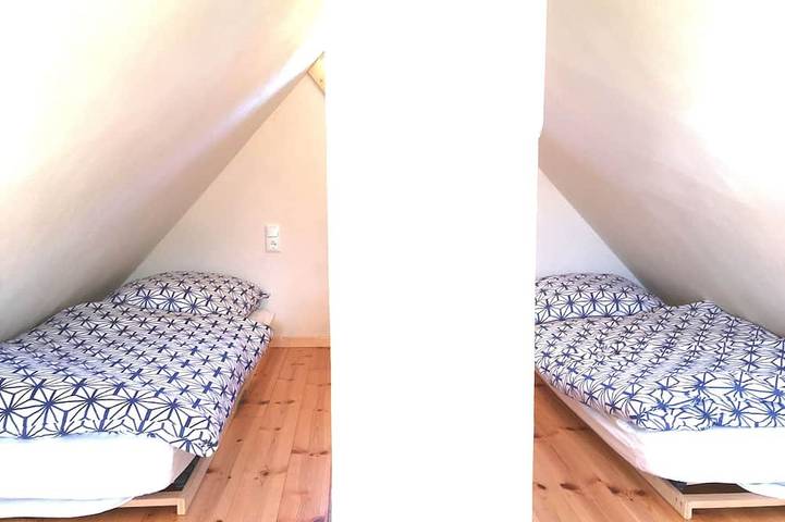 Mitten im Garten gelegenes Haus am Schwanenteich in Lassan, Vorpommern Greifswald