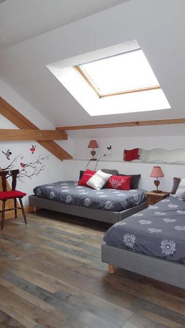 Chambre d’hôte pour 2 personnes, avec terrasse ainsi que sauna et vue à Arith