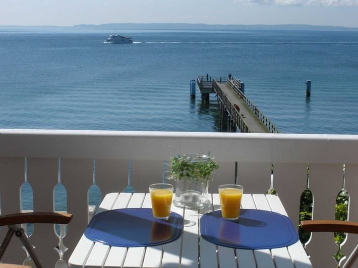 Ferienwohnung für 2 Personen, mit Balkon und Seeblick sowie Ausblick, kinderfreundlich in Sassnitz