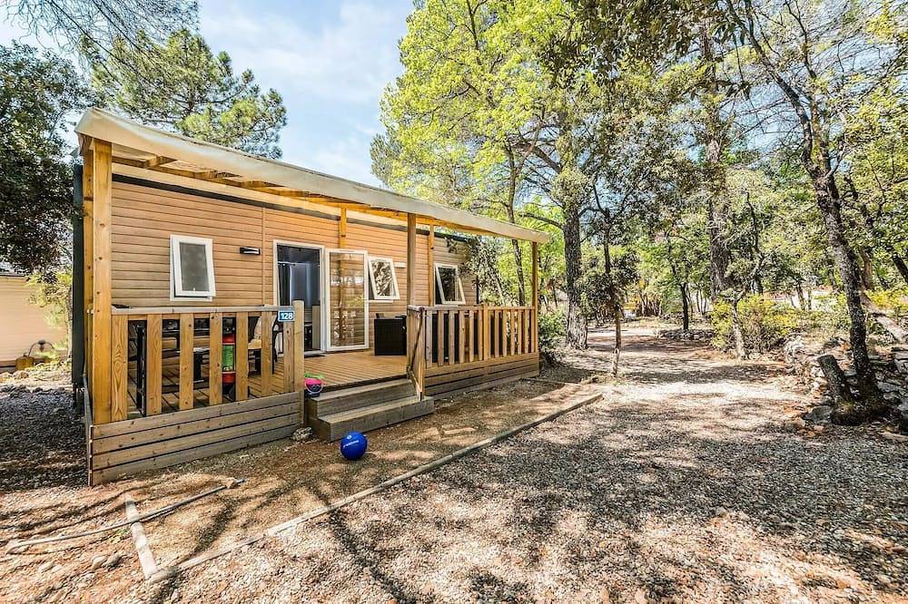 Mobil-home | Premium Exclusive | 3 Ch. | 6 pers. | Terrasse surélevée | A/C | Tv in Régusse, Région de Brignoles