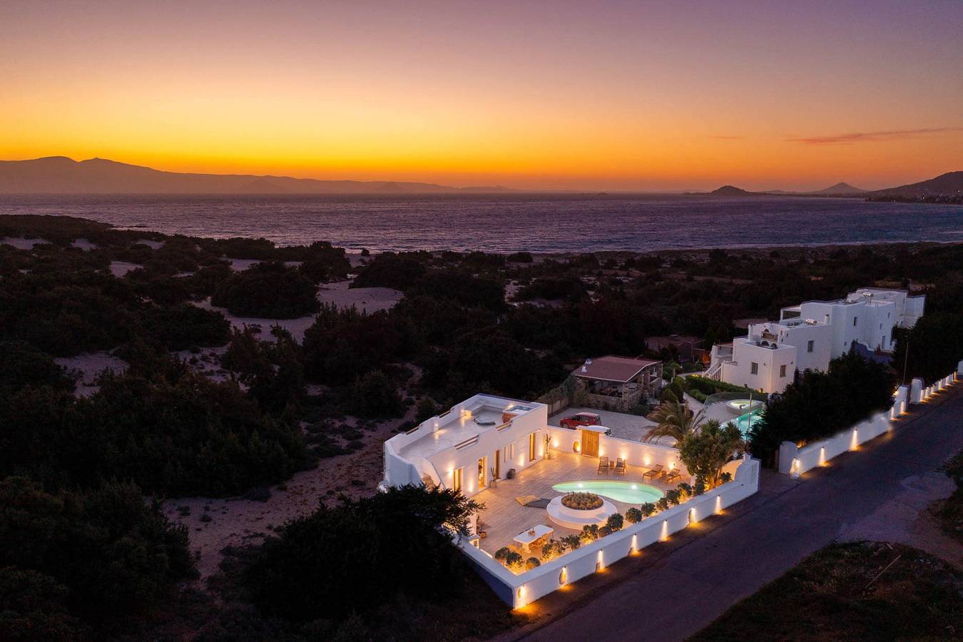 Villa für 9 Personen mit Balkon in Naxos