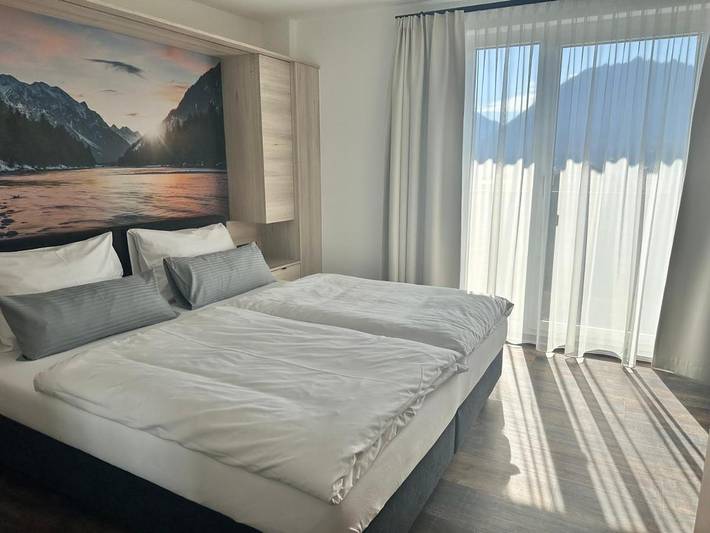 Hotel für 2 Personen, mit Terrasse und Garten sowie Ausblick in Wängle - 2