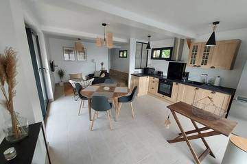 Gîte pour 4 personnes, avec jardin et terrasse à Ectot-l'Auber