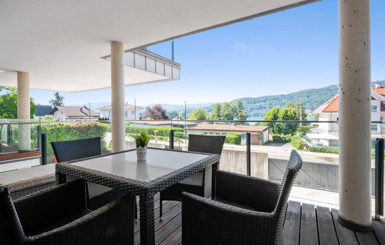 Ferienwohnung für 4 Personen, mit Terrasse und Garten sowie Seeblick in Klagenfurt-Land - 2