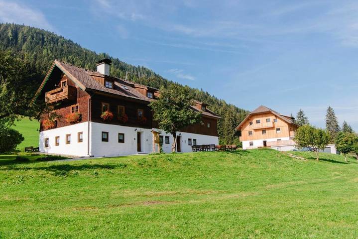 Ferienwohnung für 4 Personen, mit Terrasse und Garten sowie Sauna und Ausblick in Sankt Michael im Lungau