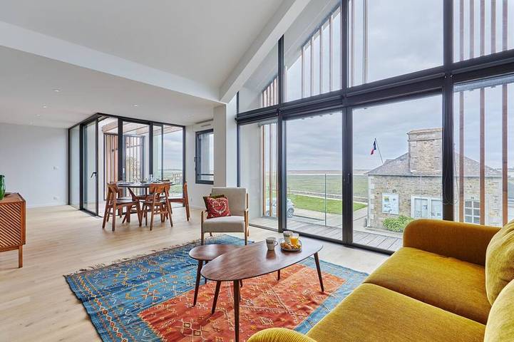 Location de vacances pour 5 personnes, avec terrasse à Regnéville-sur-Mer