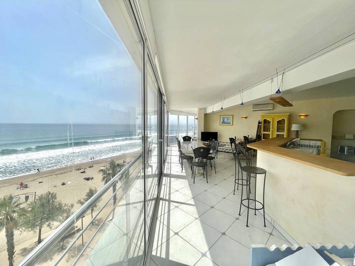 Location de vacances pour 7 personnes, avec Vue sur l’océan et Balcon dans Santa Margarida
