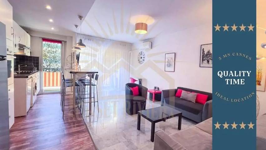 Gîte pour 5 personnes, avec Balcon à Le Cannet - 2