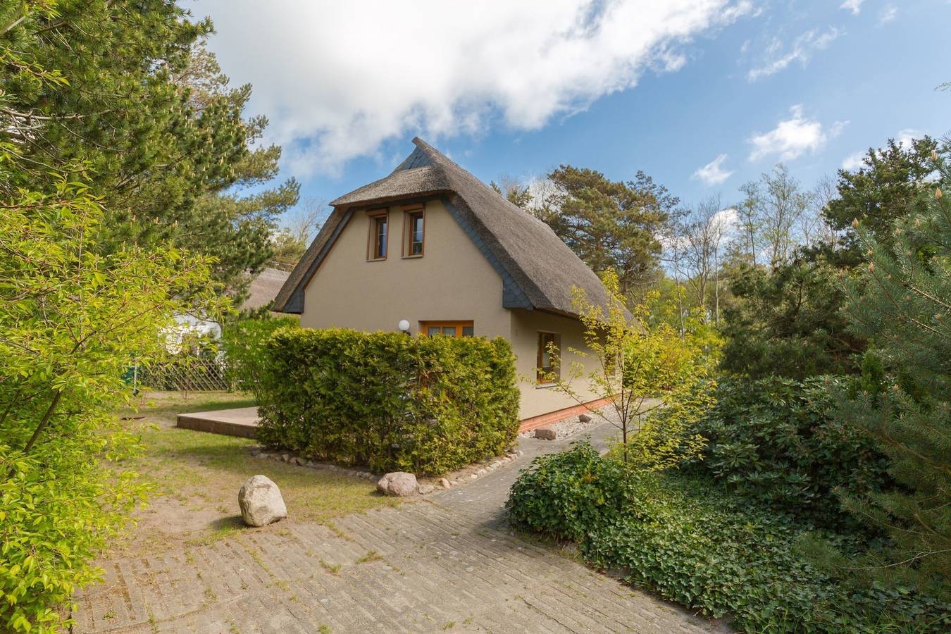 Ganze Ferienwohnung, Reetgedecktes Fh am Deich in Ostseebad Wustrow, Wustrow