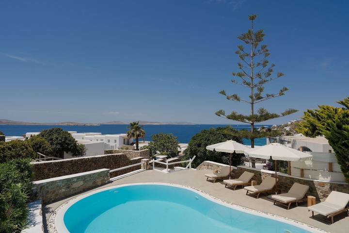 Villa für 10 Personen, mit Garten und Balkon auf Mykonos