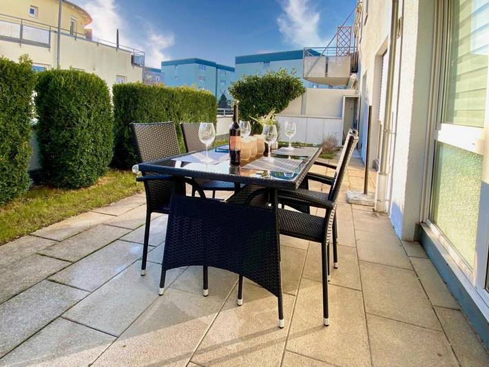 Ferienwohnung für 5 Personen, mit Garten