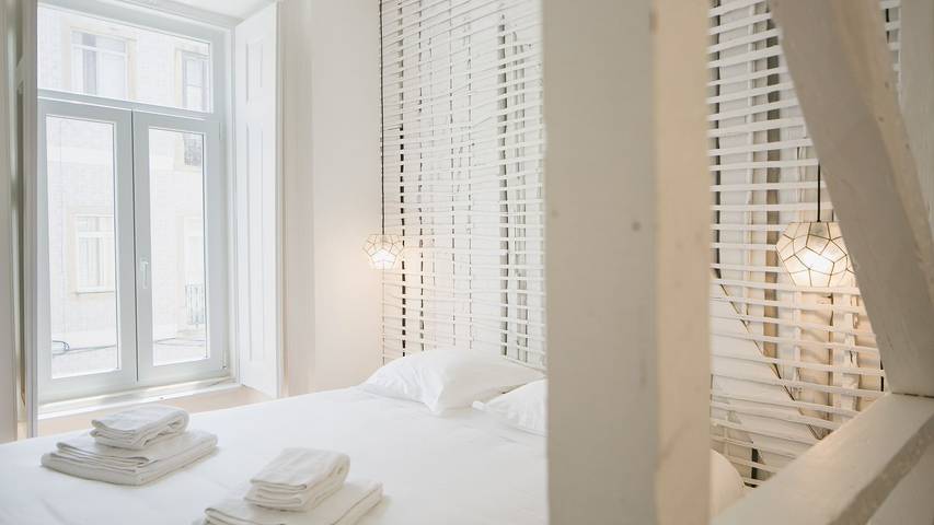 Ferienwohnung für 4 Personen, mit Balkon und Garten in Lissabon