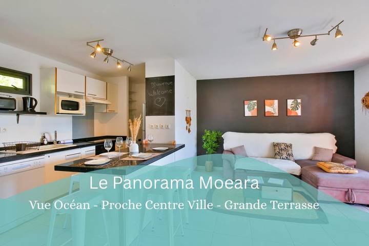 Appartement de vacances pour 4 personnes, avec terrasse et vue, animaux acceptés
