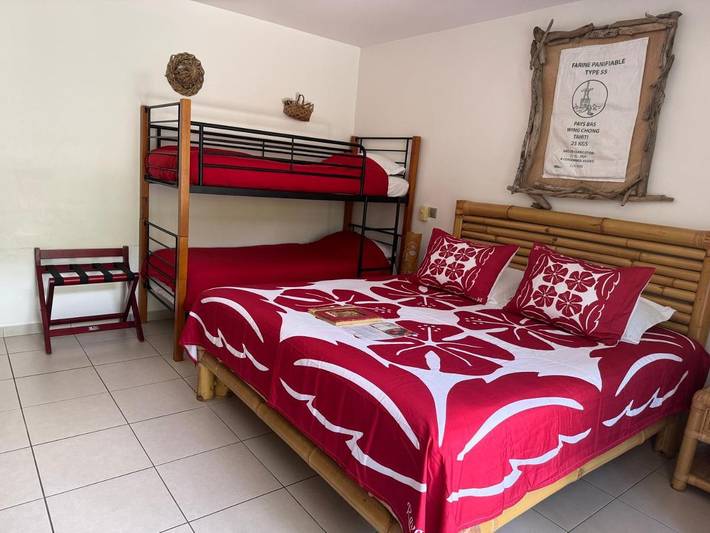 Maison d’hôte pour 4 personnes, avec terrasse ainsi que jardin et piscine dans Punaauia - 3