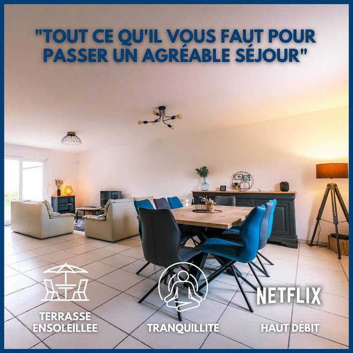 Maison de vacances pour 8 personnes, avec Terrasse ainsi que Jardin et Vue à Audembert