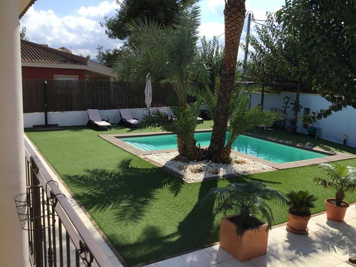 Chalet para 8 personas, con piscina además de vistas y jardín en Huerta de Murcia