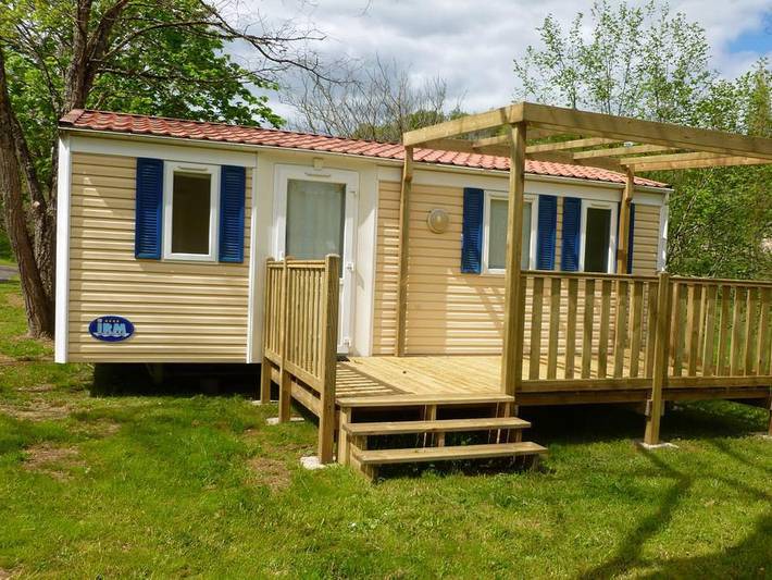 Mobil home pour 4 personnes, avec bassin pour enfant à Saint-Pompont - 3