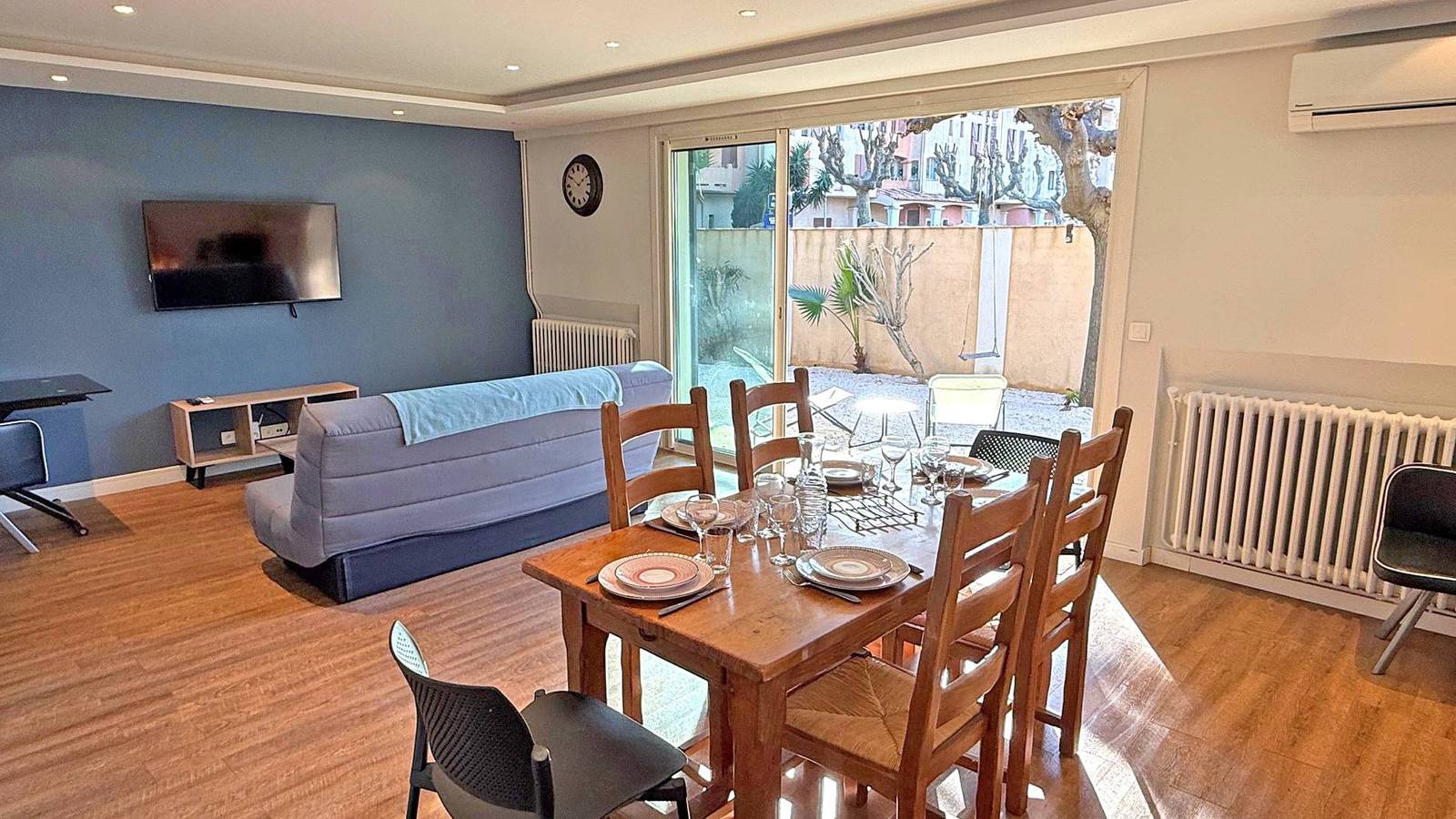 Apartamento vacacional entero, Apartment T3 - 4/6 people - Garden level - Air conditioning - Wifi - City center - Sainte Maxime in Sainte-Maxime, Region de Draguignan