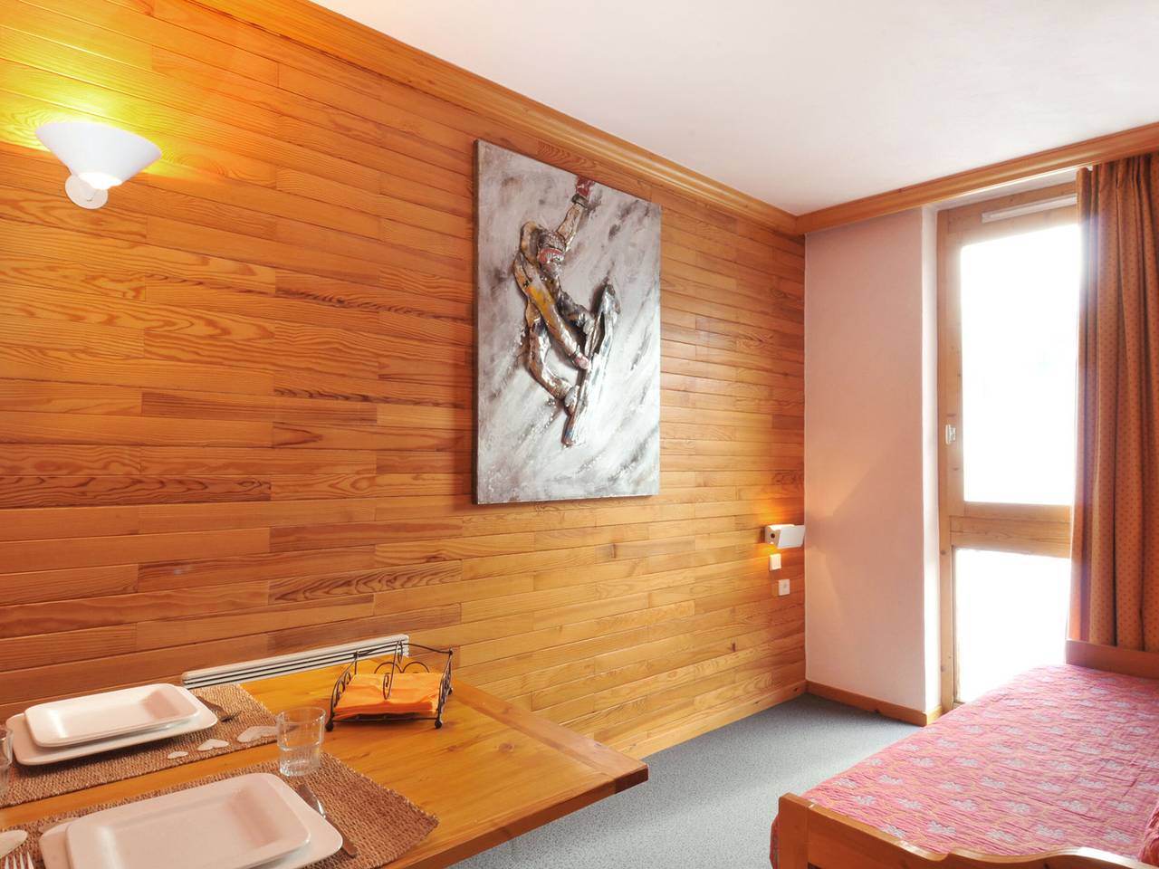 Ganzes Studio, Komfortables teilbares Studio 4 Pers, nahe Pisten und Geschäften in La Plagne, La Plagne-Tarentaise