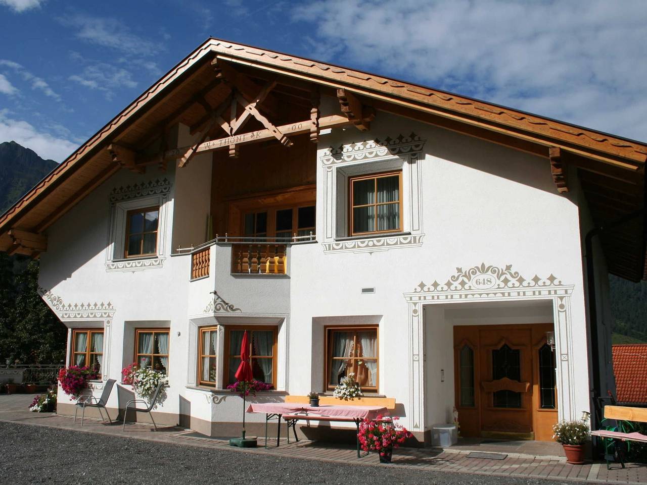 Ganze Ferienwohnung, Apart Romantica - Wohnung Dorfblick in Nauderer Berge, Pfunds
