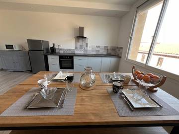 Location de vacances pour 5 personnes, avec vue et jardin, animaux acceptés à Caramany