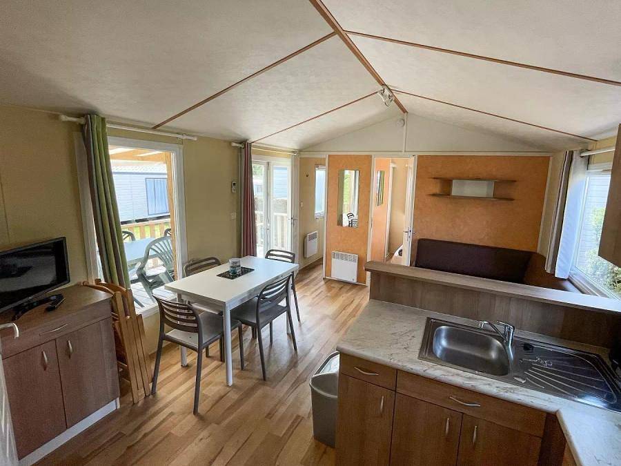 Camping Les Brillas - Mobilhome 6 personas - Emotion 4 Habitaciones 6 Personas + Tv in Les Moutiers-en-Retz, Côte de Jade