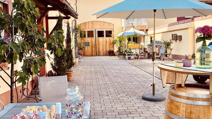 Ferienwohnung für 6 Personen, mit Terrasse in Neustadt an der Weinstraße