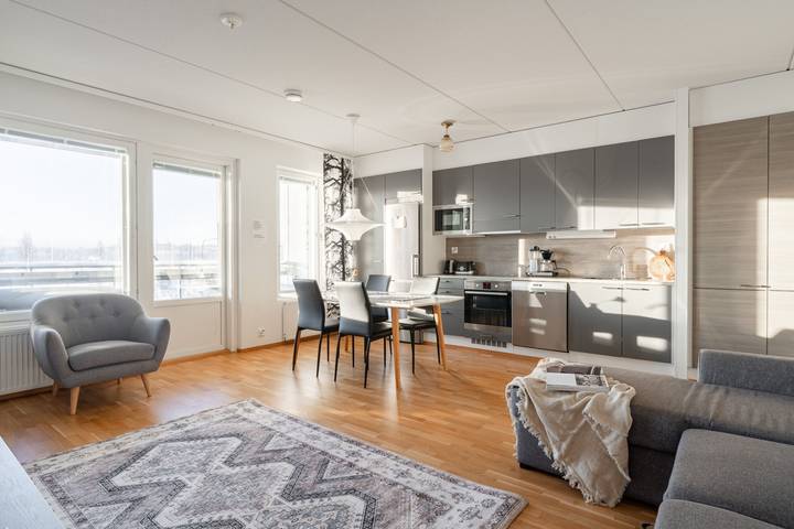 Ferienwohnung für 5 Personen, mit Garten und Seeblick sowie Sauna, kinderfreundlich - 1