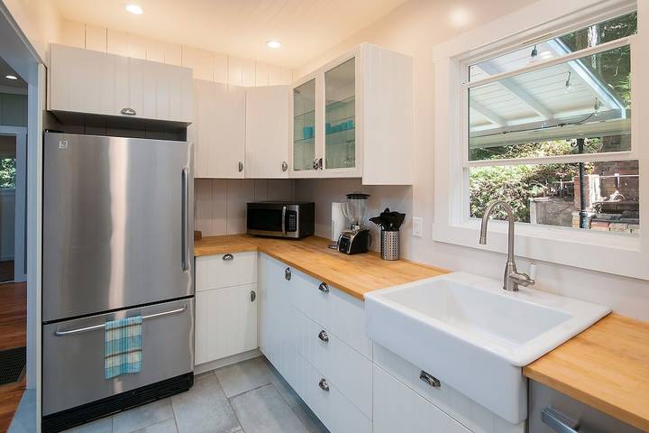 Log cabin for 6 people, with hot tub and terrace in Russian River