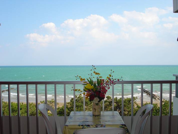 Apartament wakacyjny dla 6 osób, z Widok na ocean i Balkon/ taras oraz Widok w Caorle