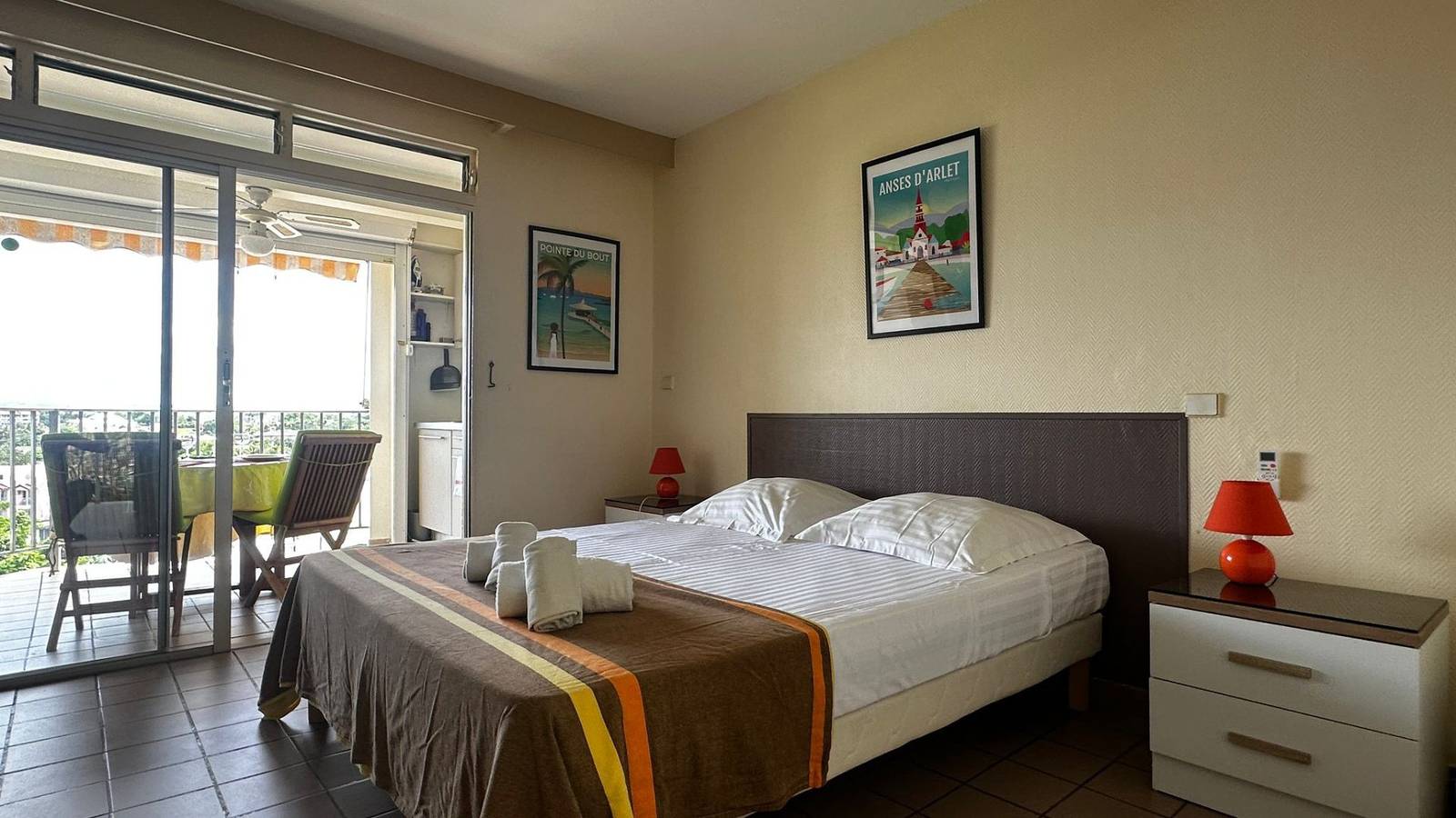 Appartement entier, T1 superbe vue mer in Anse Mitan, Les Trois-Îlets