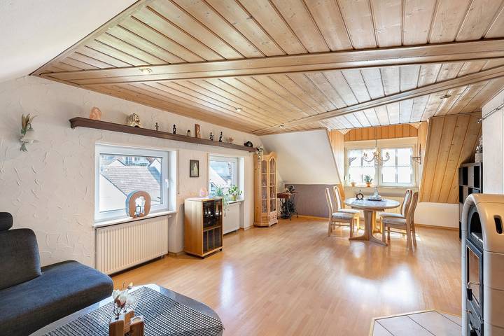 Appartement entier, Appartement « Ferienwohnung Spessartluft » avec jardin commun et Wi-Fi in Spessart-Mainland