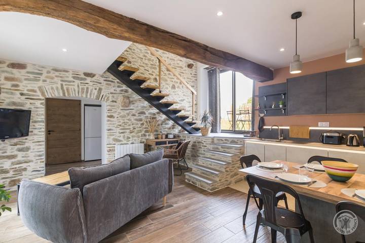 Gîte pour 4 personnes, avec terrasse