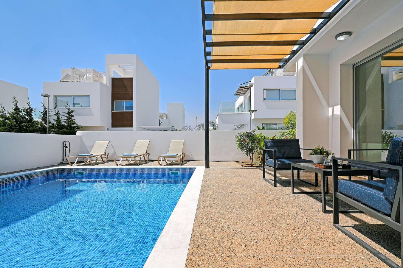 Villa für 8 Personen mit Pool in Ayia Napa, Südzypern