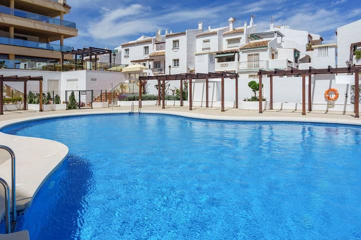 Ferienwohnung für 4 Personen, mit Pool und Sauna sowie Balkon