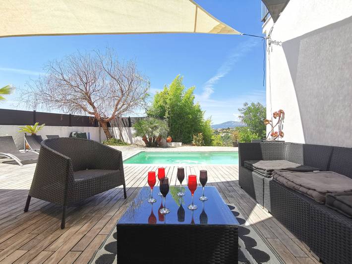 Ferienhaus für 8 Personen, mit Garten und Pool sowie Terrasse in Nizza - 3