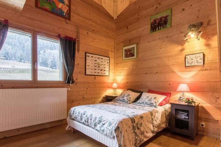 Chambre d’hôte pour 4 personnes, avec jardin à Orcier