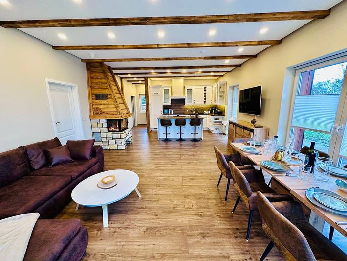 Ferienhaus für 7 Personen, mit Ausblick und Pool sowie Sauna und Garten, mit Haustier in Laage - 3