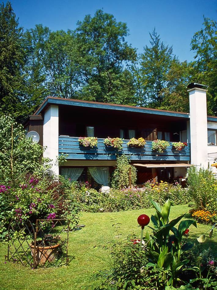 Ferienwohnung für 4 Personen, mit Balkon und Terrasse sowie Garten in Ruhpolding