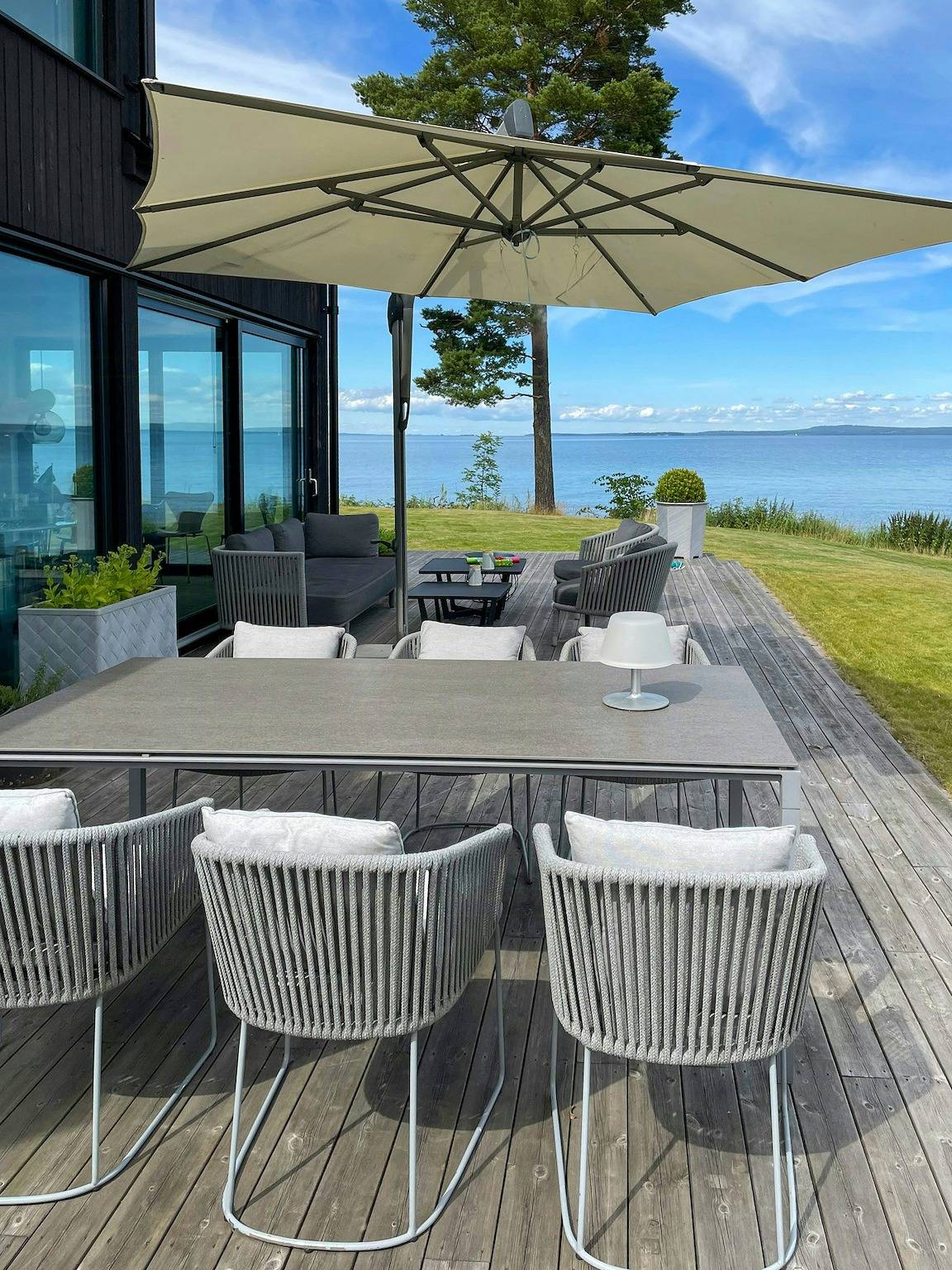 Villa mit Seeblick auf den Vättern in Vadstena in Vadstena, Vättern