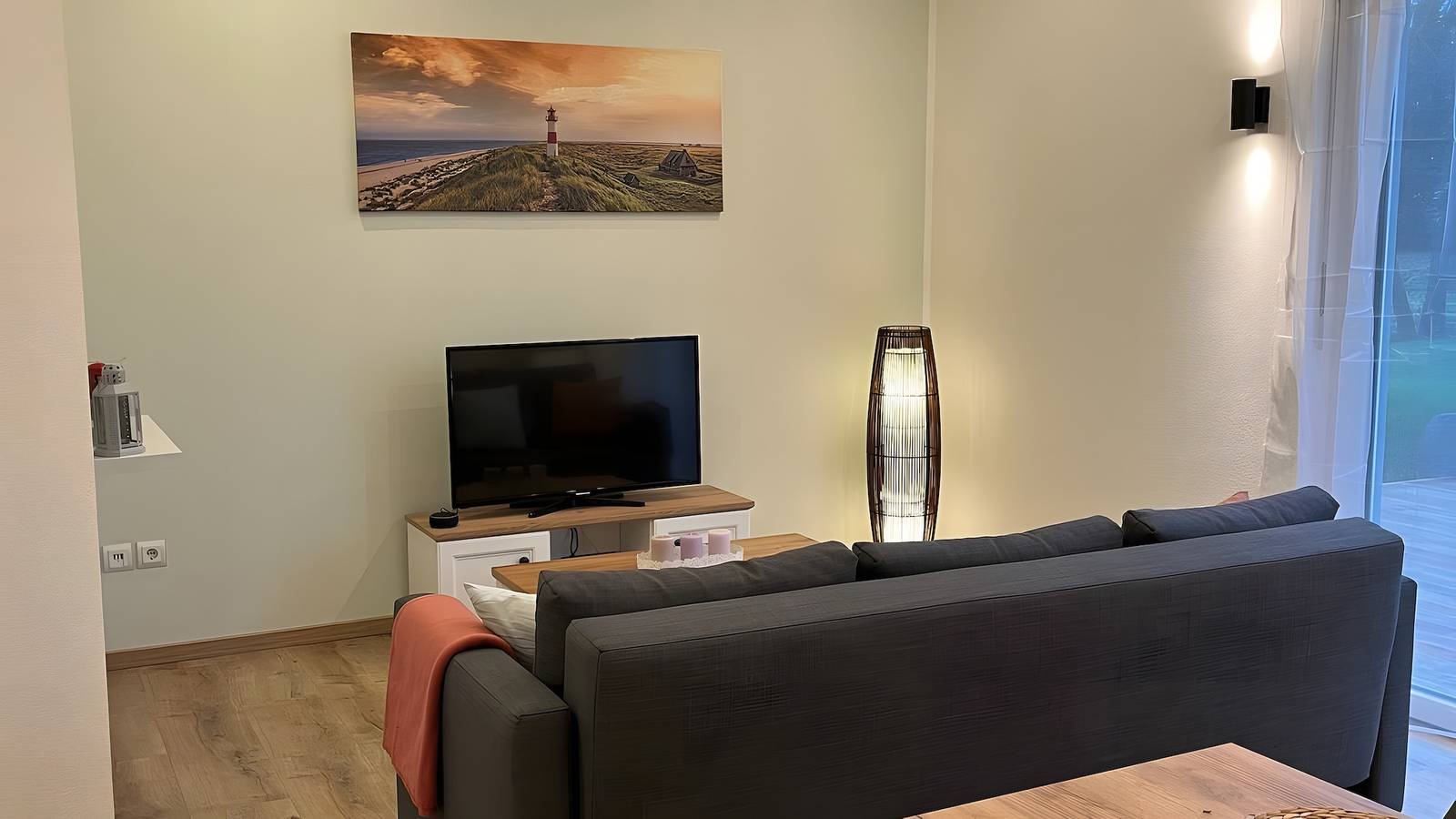 Ganze Wohnung, Apartment „Für 4 Personen, 55 m²“ mit gemeinsamer Terrasse, Garten und Wlan in Groß Polzin, Vorpommern Greifswald