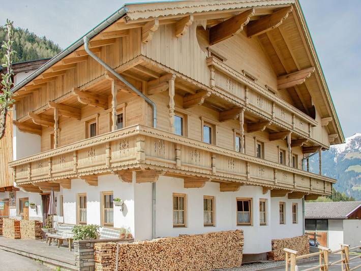 Ferienwohnung für 4 Personen, mit Garten, mit Haustier in Hainzenberg